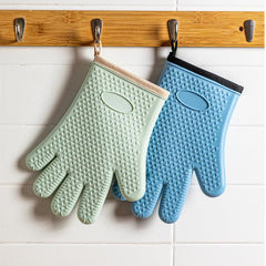 Heat Insulation Gloves Non-slip Baking Kitchen Microwave Silicone Gloves