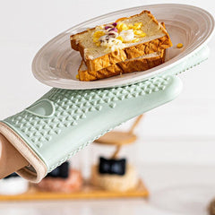 Heat Insulation Gloves Non-slip Baking Kitchen Microwave Silicone Gloves