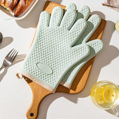 Heat Insulation Gloves Non-slip Baking Kitchen Microwave Silicone Gloves
