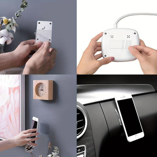 50pcs Double Sided Transparent Tape Sticker Waterproof Adhesive Non Marking