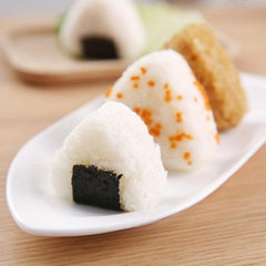 2pcs Yellow Triangle Onigiri Molds for Bento Box, Kitchen Gadgets
