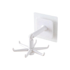 Rotatable Wall-mounted Storage Rack for Kitchen Tableware