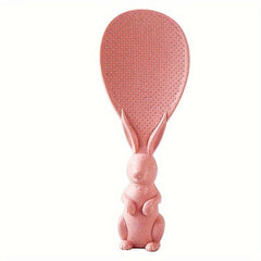 Cute Bunny Shape Rice Scoop Non Stick Standable Rice Spoon Household Rice Cooker