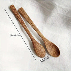 1pc Coconut Shell Bowl with Spoon Creative Salad Bowl Cereal Bowl