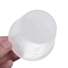 5pcs Rice Measuring Cup Clear Scale Cup Plastic Transparent Rice Measuring Cups