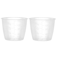 5pcs Rice Measuring Cup Clear Scale Cup Plastic Transparent Rice Measuring Cups
