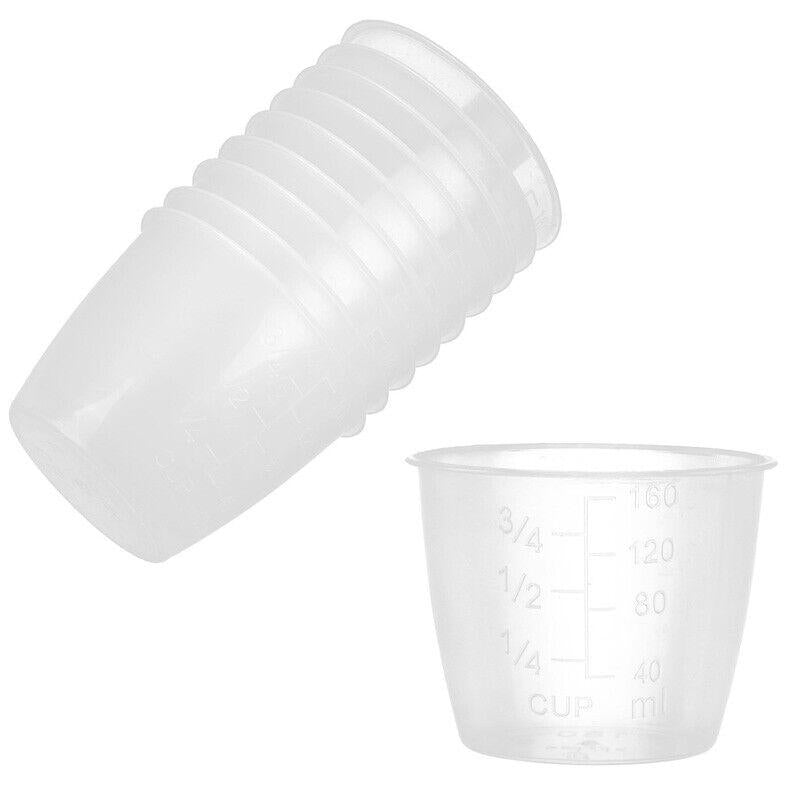 5pcs Rice Measuring Cup Clear Scale Cup Plastic Transparent Rice Measuring Cups