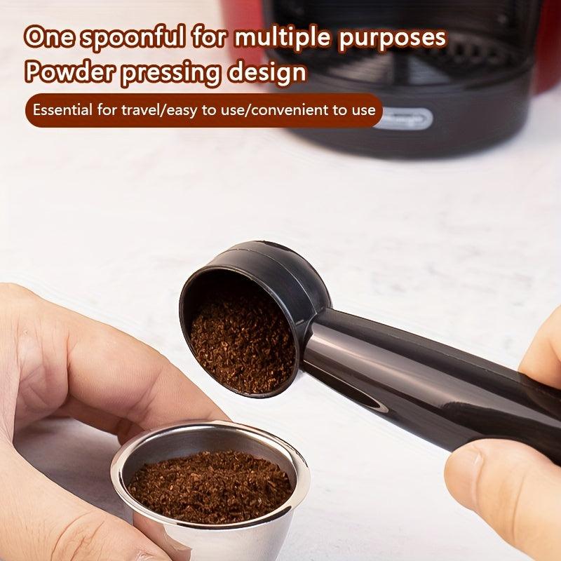 3pcs 2 In 1 Coffee Spoon Measure Tamper Spoon