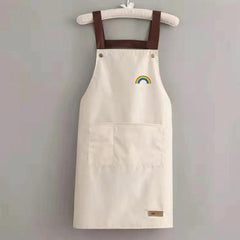 Waterproof Kitchen Apron Custom Print Waist Storage Convenient Men Women Chief