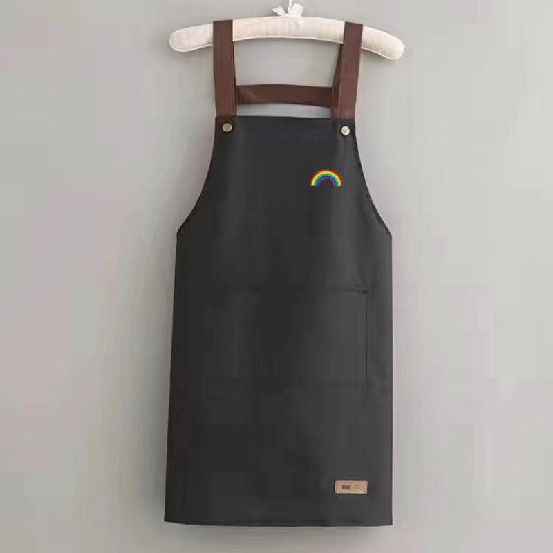 Waterproof Kitchen Apron Custom Print Waist Storage Convenient Men Women Chief