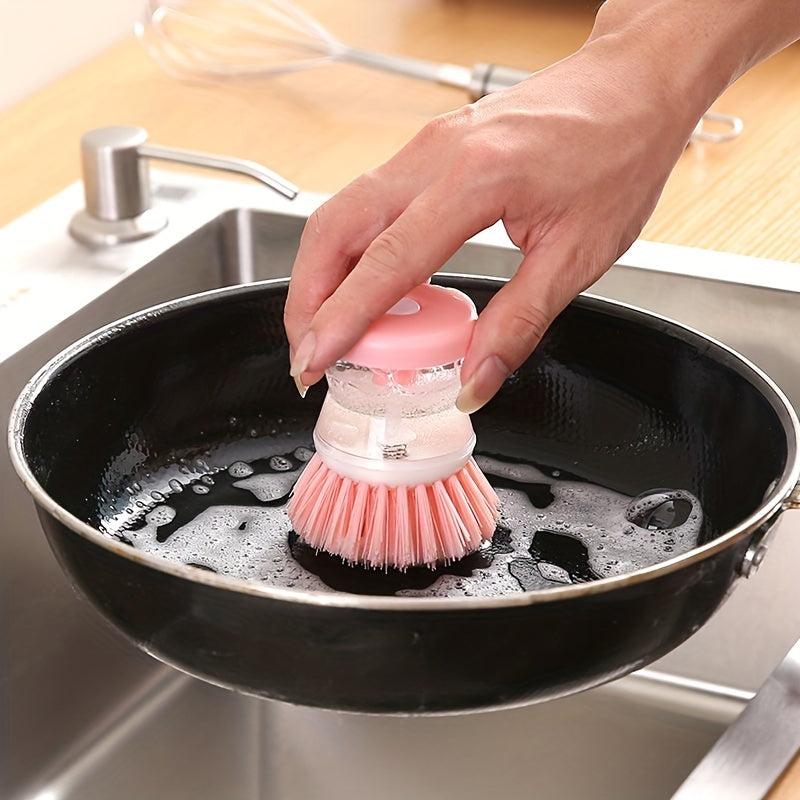 Pot Washing Brush - Automatic Liquid Washing and Decontamination Tool