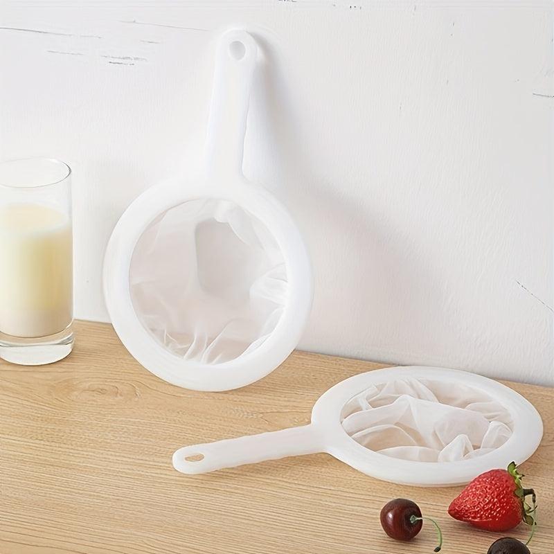 Mesh Strainer with Handle for Tea Juice Flour Soy Milk Effortless Filtration