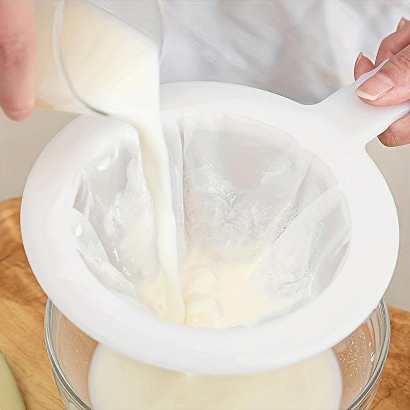 Mesh Strainer with Handle for Tea Juice Flour Soy Milk Effortless Filtration