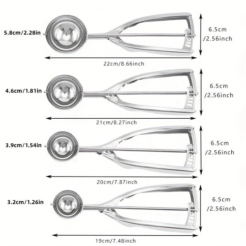 304 High Multifunctional Ice Cream Spoon Fruit Ball Excavator