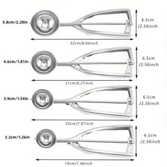 304 High Multifunctional Ice Cream Spoon Fruit Ball Excavator