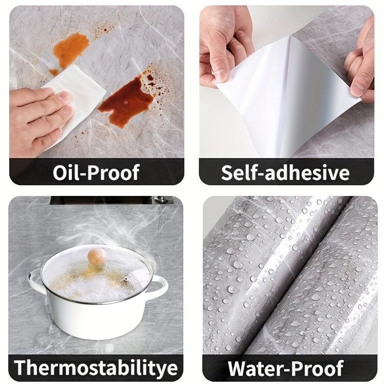 Marble Self Adhesive Wallpaper for Furniture Renovation