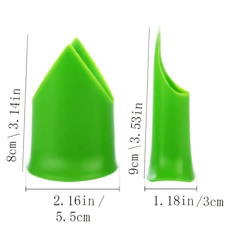 2pcs Pepper Corer and Seed Remover Plastic Tool for Kitchen and Garden