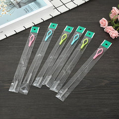 Metal Straw Cleaner Brush Set Stainless Steel Nylon Bristles Cleaning Tool