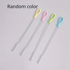 Metal Straw Cleaner Brush Set Stainless Steel Nylon Bristles Cleaning Tool