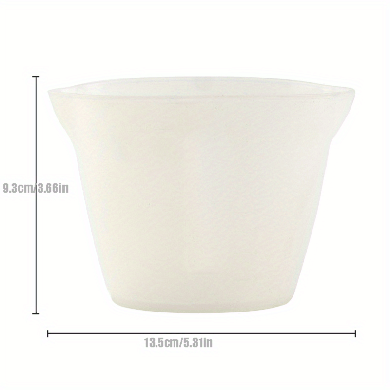 Nicpro Silicone Measuring Cup Kit 500ml & 100ml for Epoxy Mixing