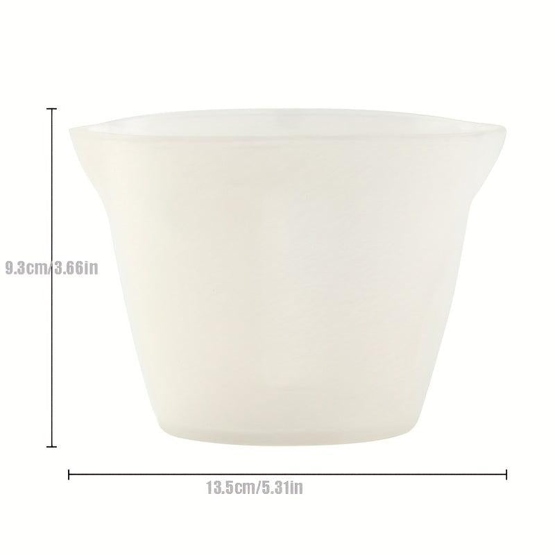 Nicpro Silicone Measuring Cup Kit 500ml & 100ml for Epoxy Mixing