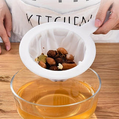 Plastic Mesh Strainer with Handle - Multifunctional Kitchen Utensil