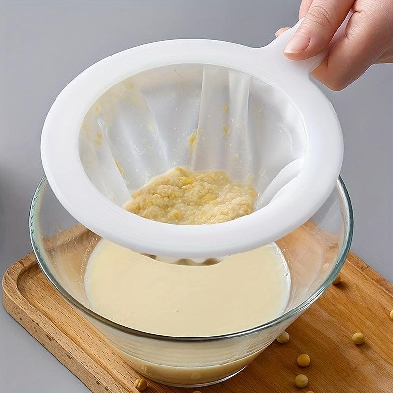 Plastic Mesh Strainer with Handle - Multifunctional Kitchen Utensil