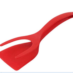 2-in-1 Non-Stick Omelette Pancake Tongs & Flip Spatula