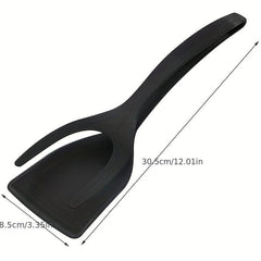 2-in-1 Non-Stick Omelette Pancake Tongs & Flip Spatula
