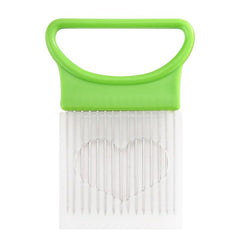 Stainless Steel Onion Slicer Holder for Easy Cutting