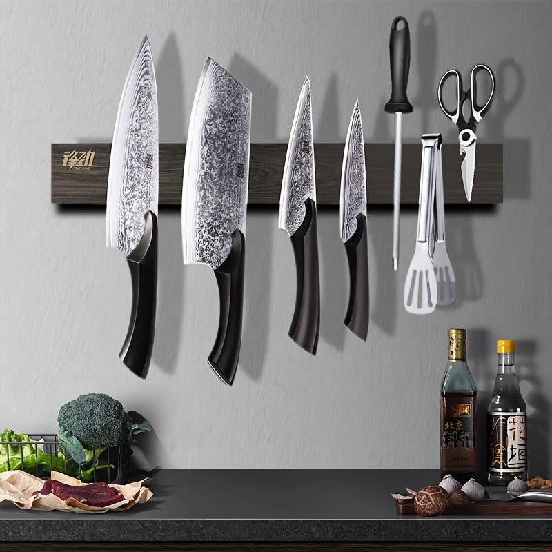 Magnetic Kitchen Knives Storage Strip Powerful Organizer Rack