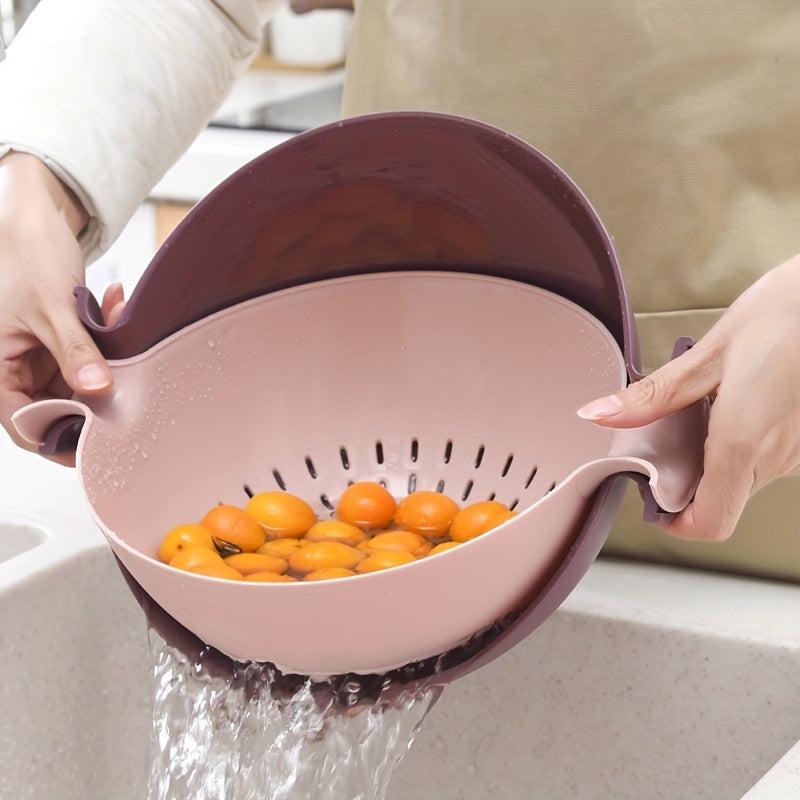Double Layer Drain Basket Vegetable Washing Basket