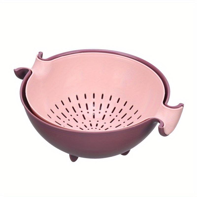 Double Layer Drain Basket Vegetable Washing Basket