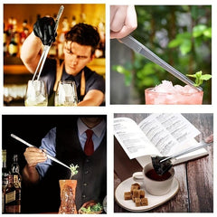 2pcs Stainless Steel Food Tongs, Anti-scalding Salad BBQ Steak Clip