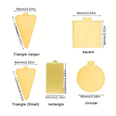100pcs Disposable Mini Cake Boards Paper Cake Decoration