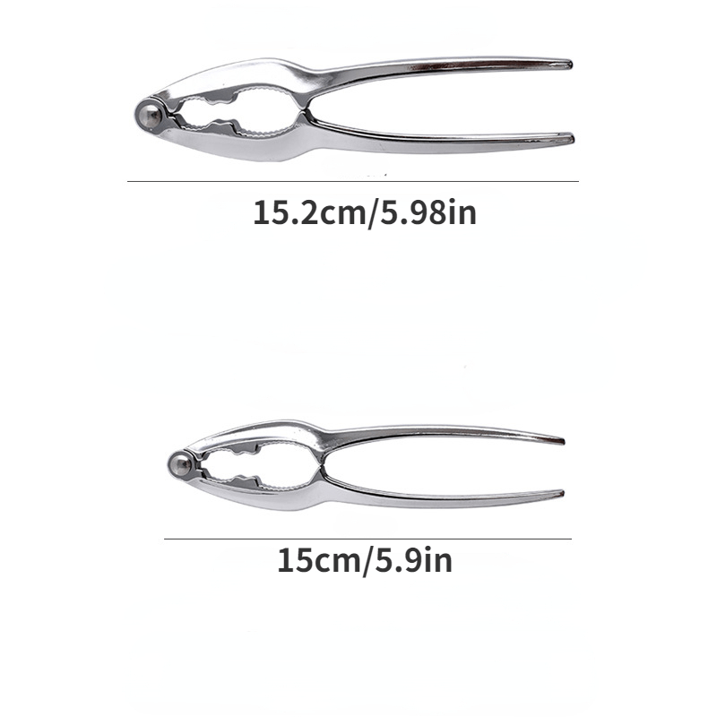 Zinc Alloy Nut Cracker Seafood Sheller Metal Chestnut Clip
