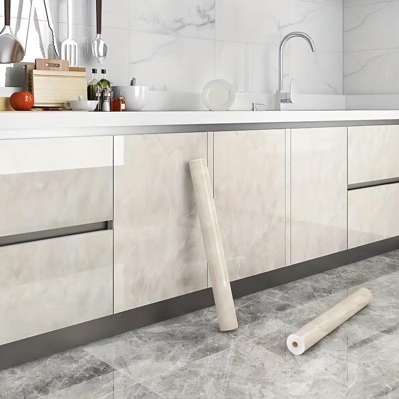 Marble Pattern Self-Adhesive Wallpaper for Kitchen Countertop