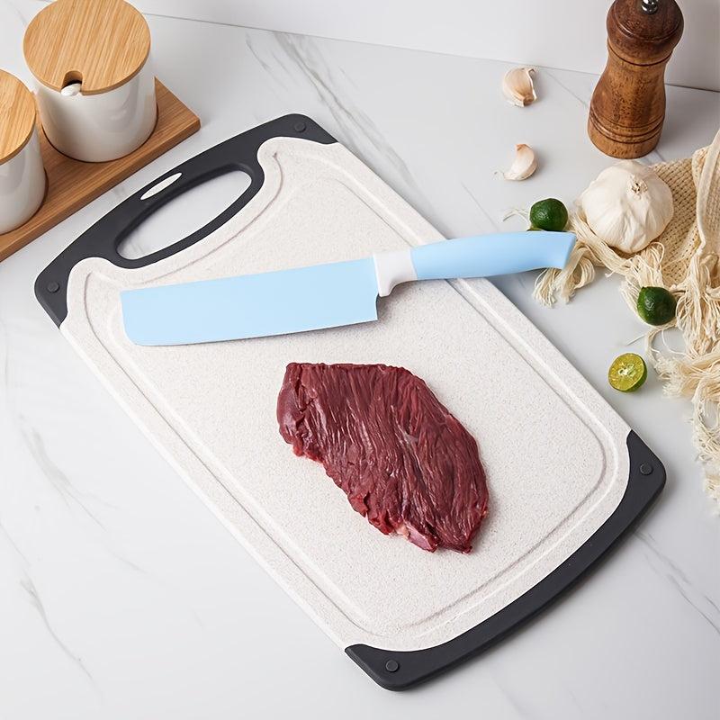 Set Of 3 Dishwasher Safe Non-slip Plastic Cutting Boards