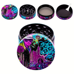 Cartoon Man Spice Grinder Metal Grinder Kitchen Gadgets