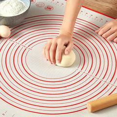 Silicone Pastry Mat Baking Kneading Pad Non Slip Non Stick Surface Pad