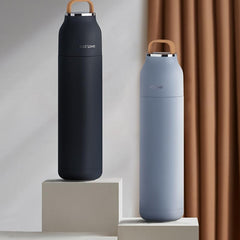 500ML 17OZ Insulated Water Bottle Vacuum Cup Leak-proof Stainless Water Bottle