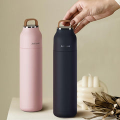 500ML 17OZ Insulated Water Bottle Vacuum Cup Leak-proof Stainless Water Bottle