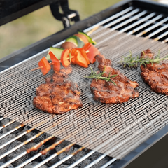 3pcs BBQ Grilling Mesh Mat 33.02 38 Wire Net Non Stick Reusable Accessories