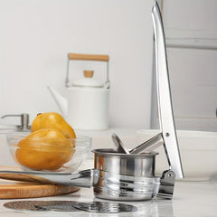 Stainless Steel Potato Masher Ricer Non Slip Handle Easy Manual Mashing