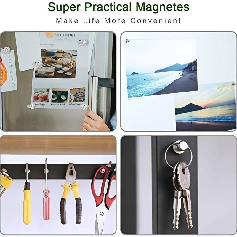 20pcs Strong Neodymium Push Pin Magnets for Whiteboard Fridge