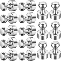 20pcs Strong Neodymium Push Pin Magnets for Whiteboard Fridge