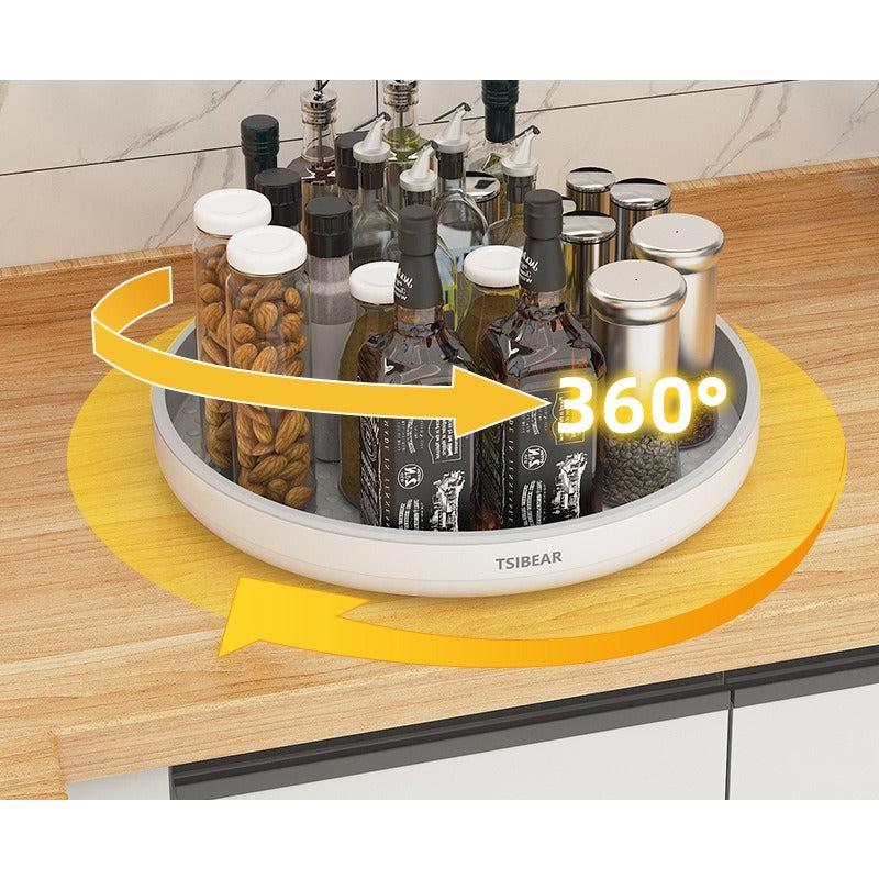 1pc Turntable Organizer Spice Spinner Seasoning Rack Holder