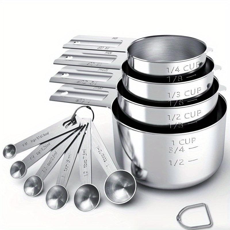 Multifunctional Stainless Steel Measuring Spoon Set