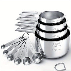 Multifunctional Stainless Steel Measuring Spoon Set