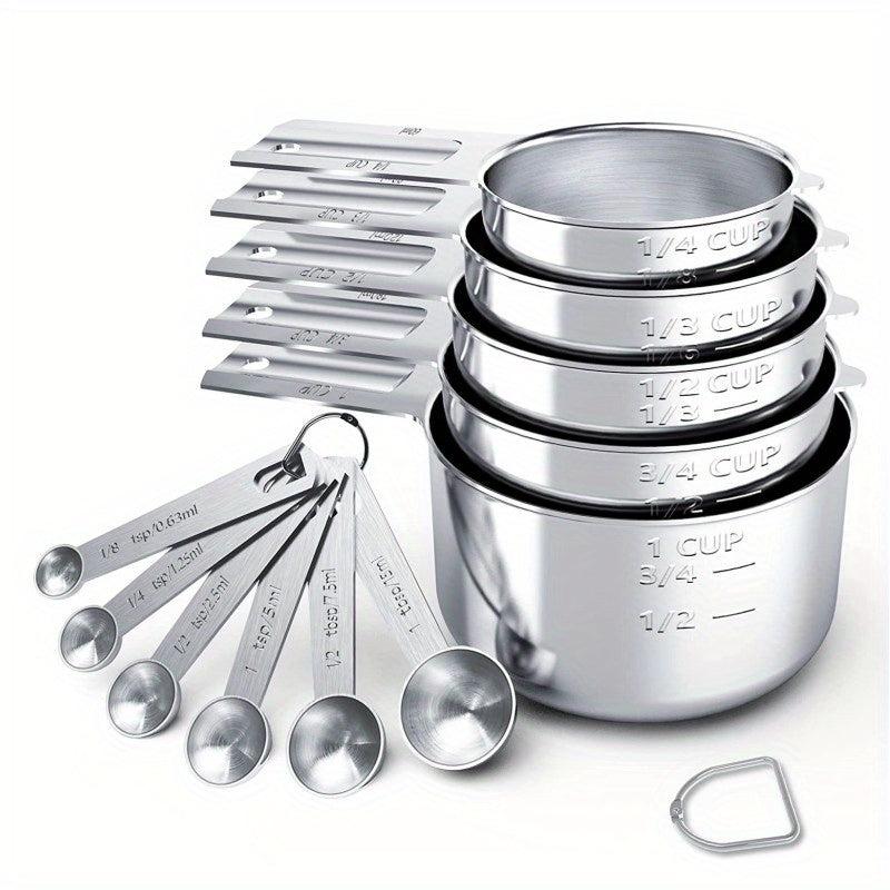 Multifunctional Stainless Steel Measuring Spoon Set